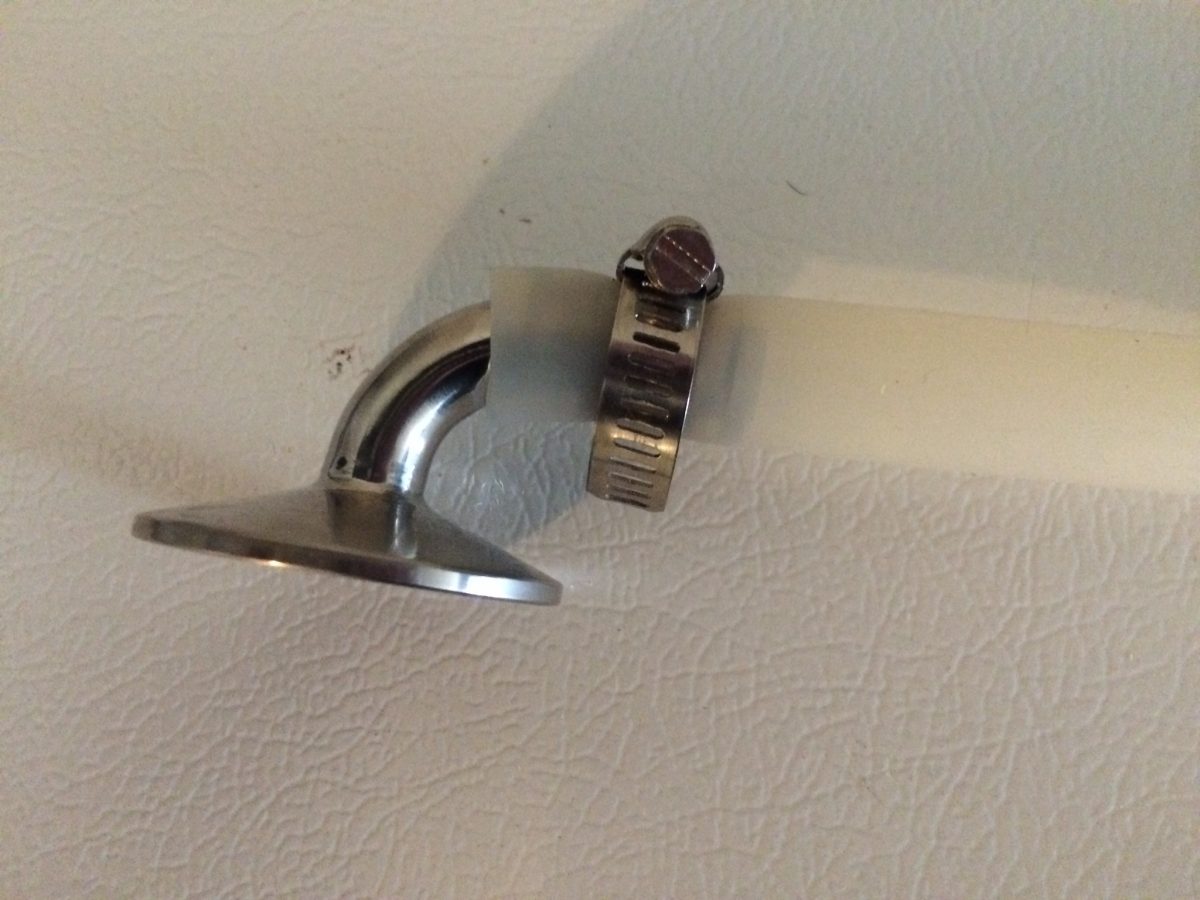 1 1/2" Tri-Clamp with elbow barb