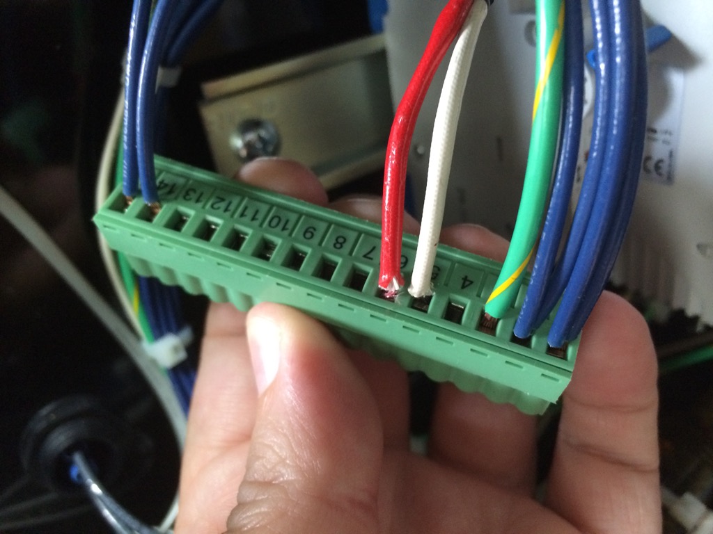 Original Wire positions