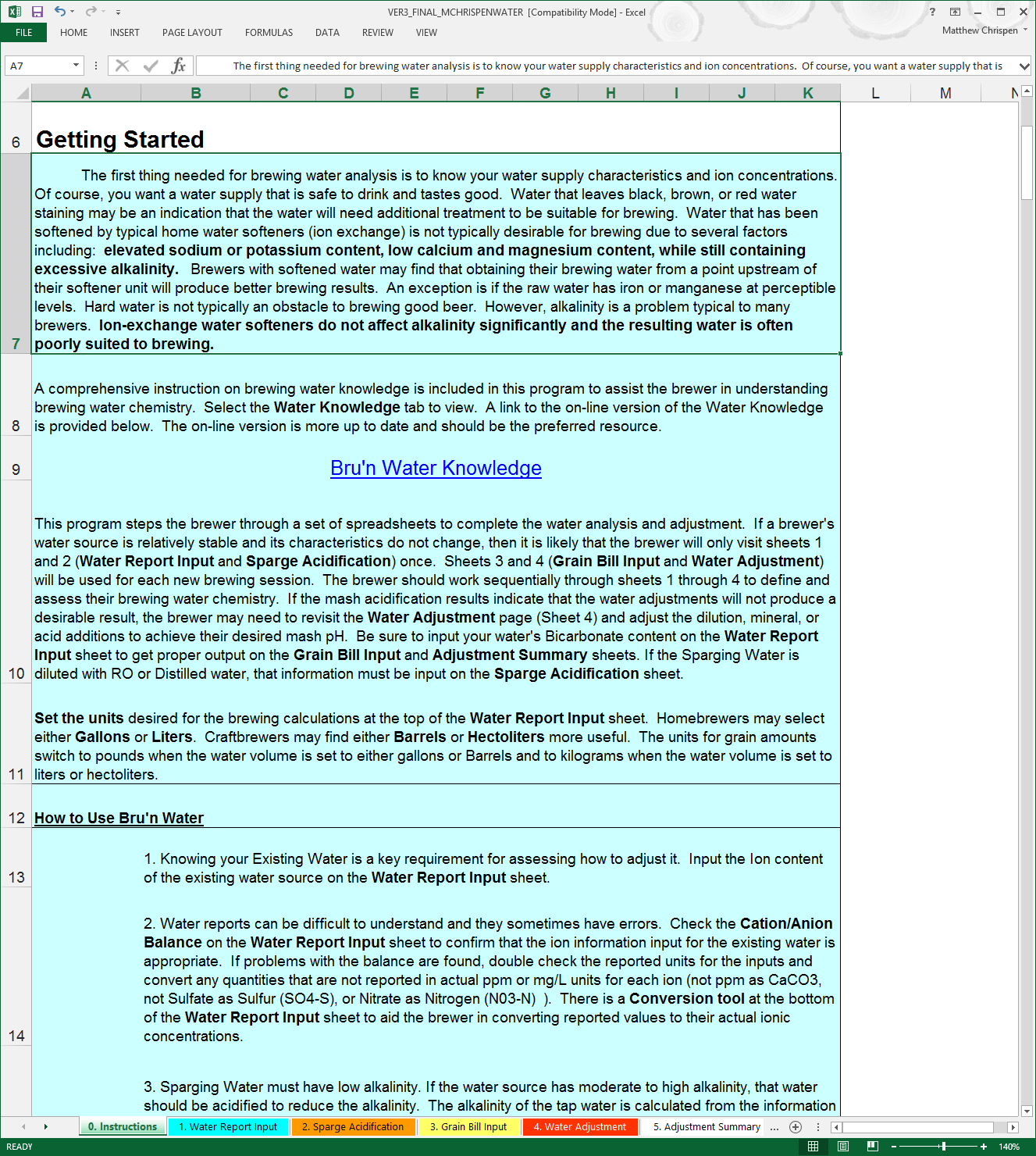 BWS 3.0 Instructions Page
