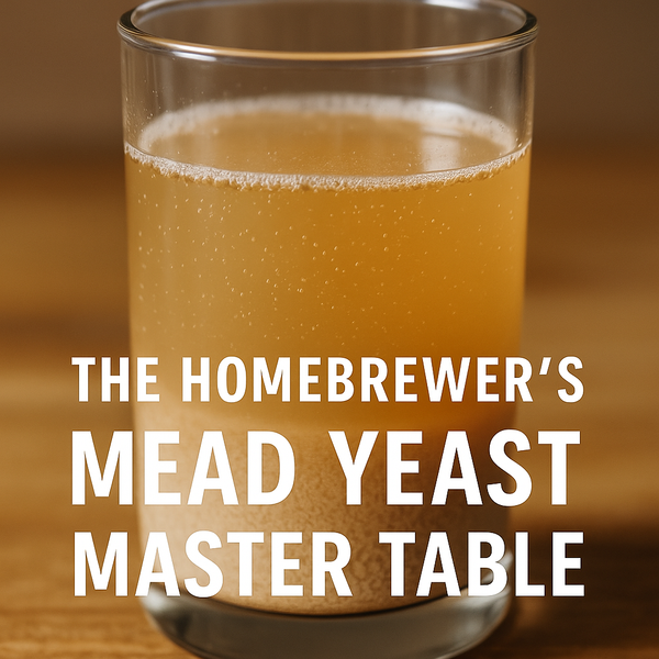 🧪 The Homebrewer’s Mead Yeast Master Table